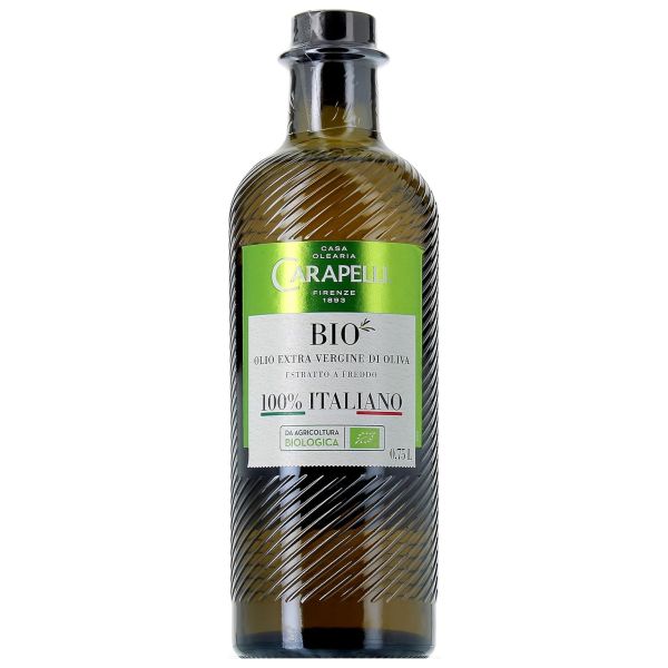 CARAPELLI BIO EXTRA VIRGIN OLIVE OIL 0.75L X 12
