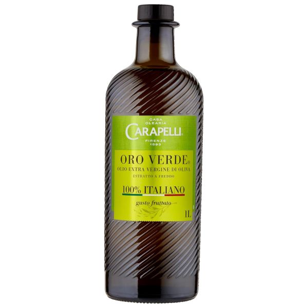 CARAPELLI EXTRA VIRGIN OLIVE OIL GREEN GOLD 1L X 8
