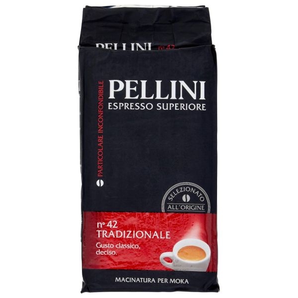 PELLINI TRADIZIONALE MOKA  4 x 250 gr x 5