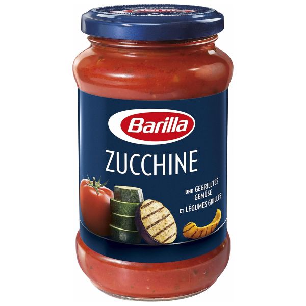 BARILLA SAUCE WITH COURGETTES 6X400GR GLASS JAR