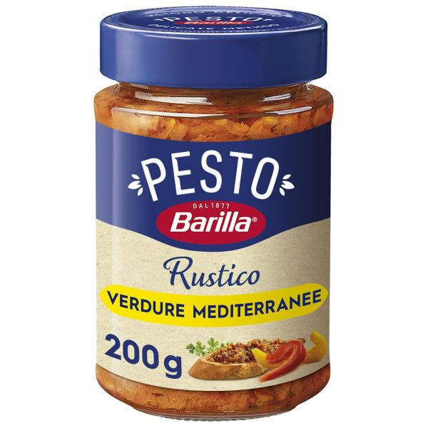 BARILLA PESTO RUST VERD MEDIT 200GX8 VET