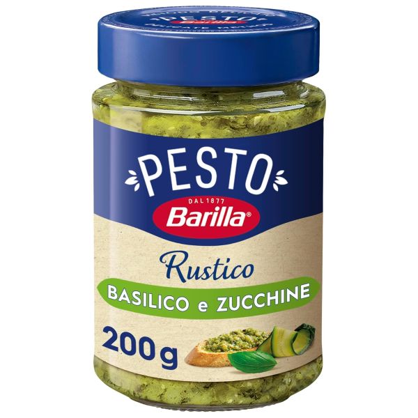 BARILLA PESTO RUST BASIL ZUCC 200GX8 VET